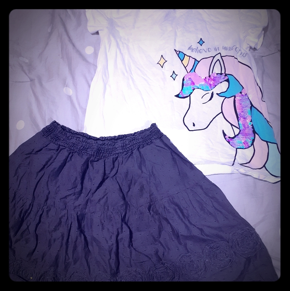 Skirt and shirt